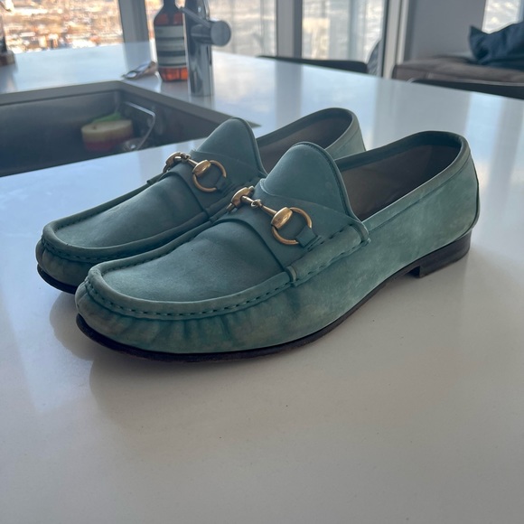 Gucci 1953 blue horsebit loafers - Picture 2 of 4